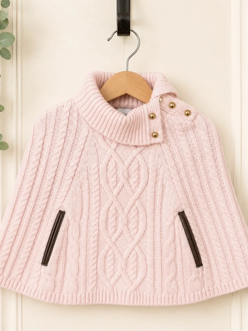 Janie and Jack Cable Knit Poncho Sweater     6-12 months